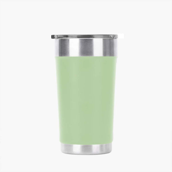 JavaTae Green Stainless Steel Tumbler 20oz Double Wall Insulated Tumbler.